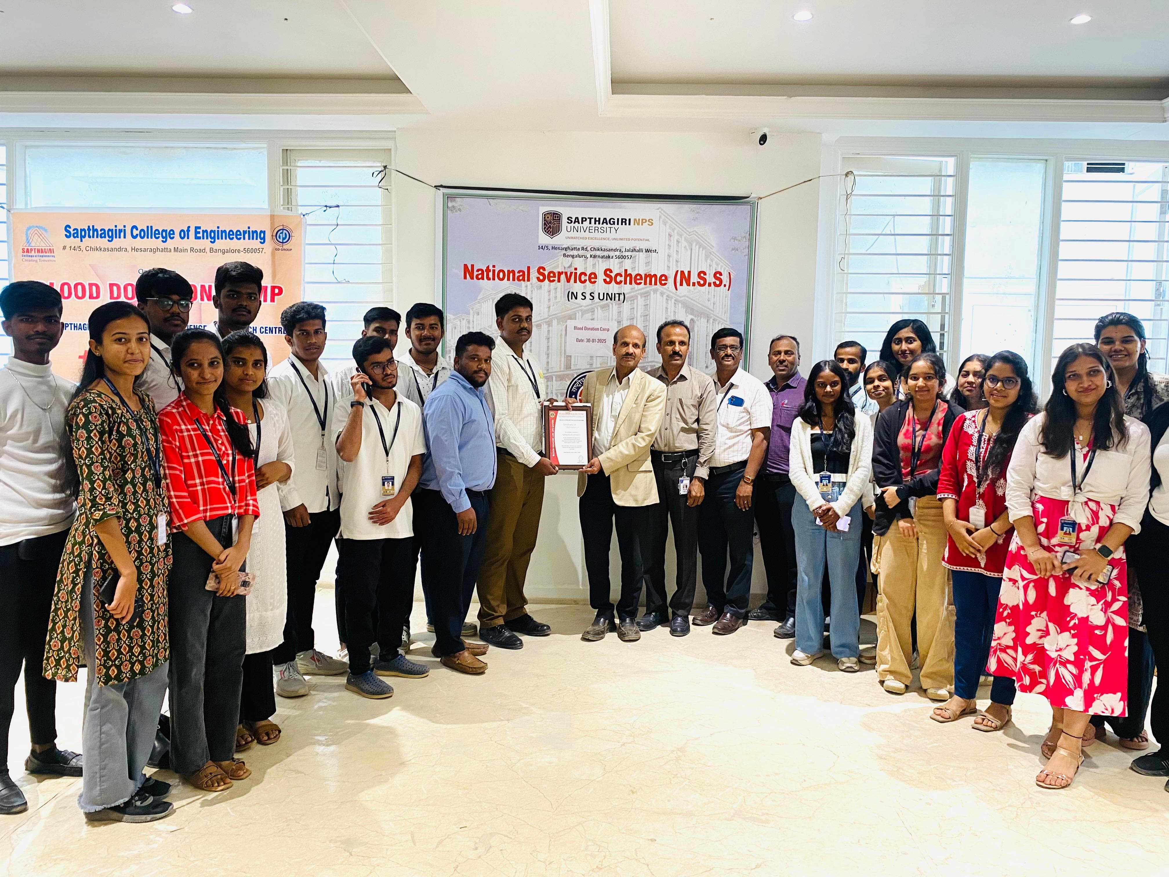 Sapthagiri NPS University NSS photo 6